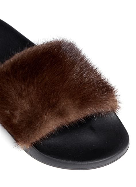 givenchy fur sandals|Givenchy sandals on sale.